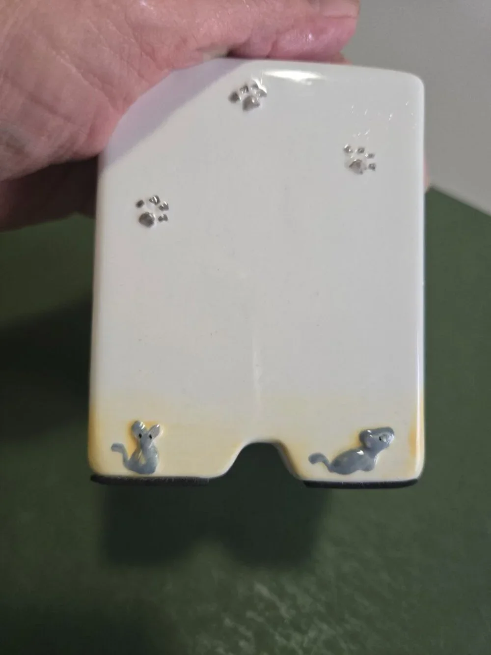 Ceramic Kitty Desk Organizer